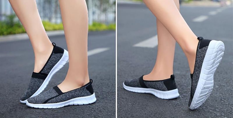 Aldana Dames Instapschoenen - Grijs