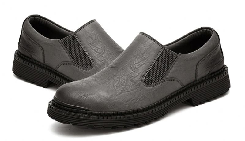 Alden Heren Oxford Slip-on Schoenen - Grijs