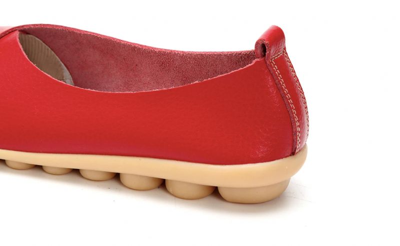 Aldobia Dames Loafer Schoenen - Rood