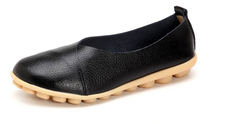 Aldobia Dames Loafer Zwarte Schoenen - Zwart