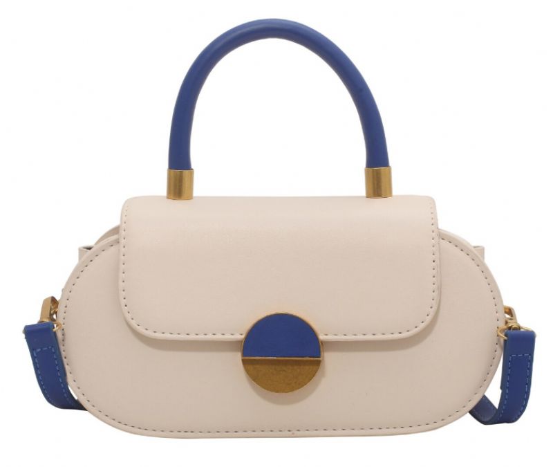 Aldon Dames Leren Schouder Handtas - Beige