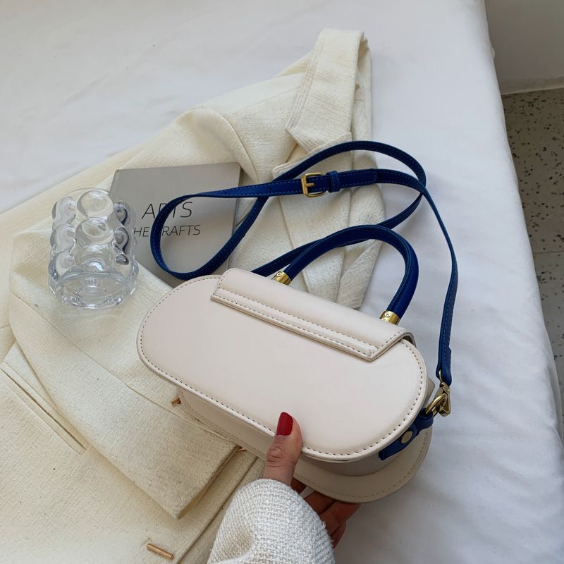 Aldon Dames Leren Schouder Handtas - Beige