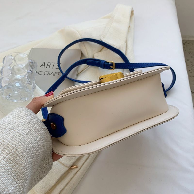 Aldon Dames Leren Schouder Handtas - Beige