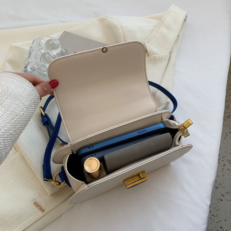 Aldon Dames Leren Schouder Handtas - Beige