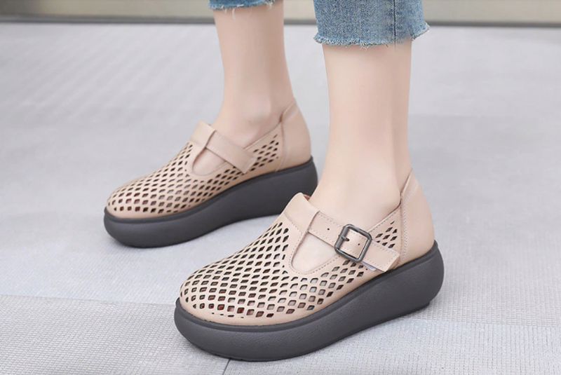 Alegria Dames Platform - Beige