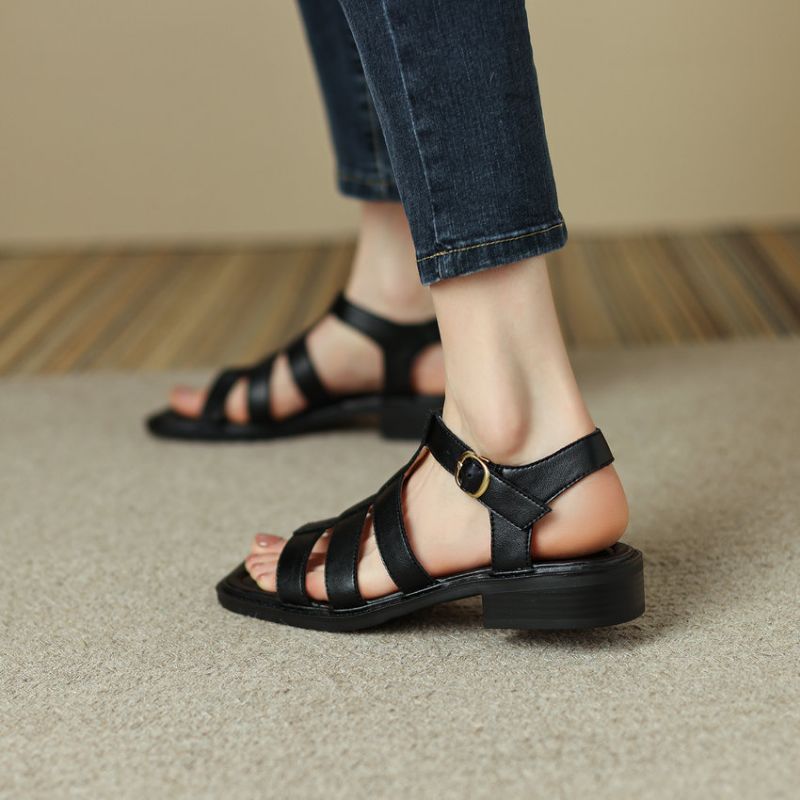 Alegria Dames Platform Zomer Sandalen - Zwart