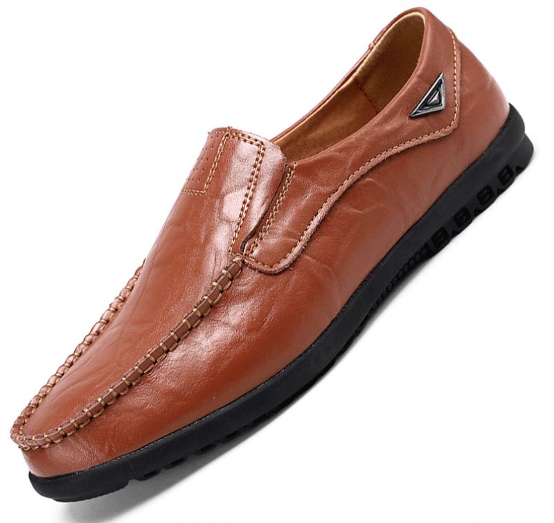 Alei Heren Loafers Geklede Schoenen - Oranje