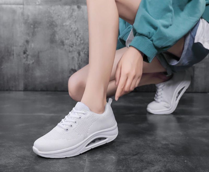 Aleja Platform Sneakers Voor Dames - Zwart