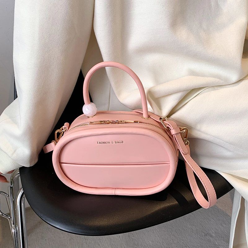 Alejo Dames Kleine Kunstleren Crossbody Handtas - Beige