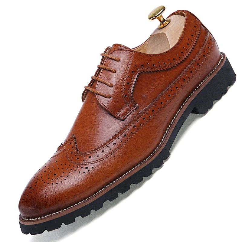 Alemar Heren Loafers Geklede Schoenen - Bruin