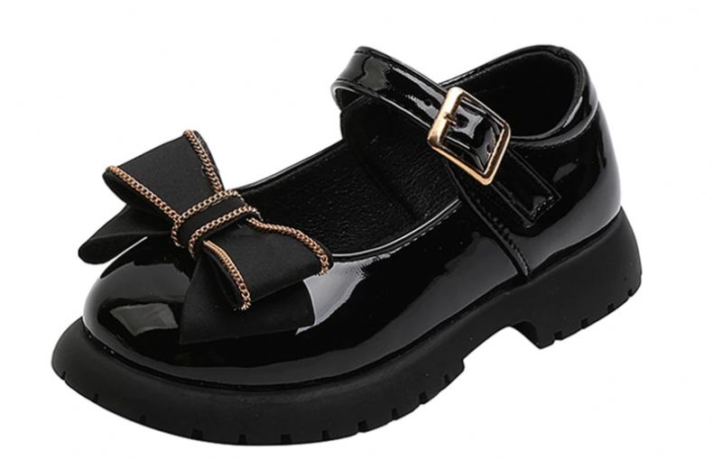 Alessa Meisjes Platte Schoenen - Zwart