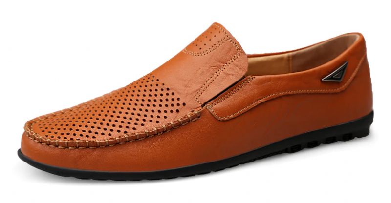 Alessandro Heren Loafers Dress Schoenen - Oranje