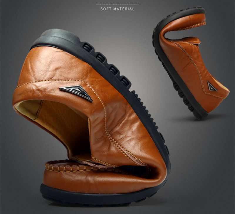 Alessandro Heren Loafers Dress Schoenen - Oranje