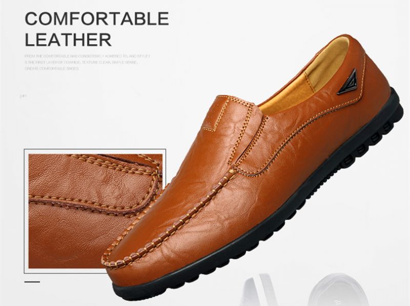 Alessandro Heren Loafers Dress Schoenen - Oranje