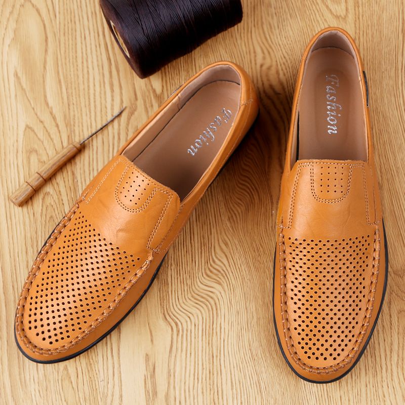 Alessandro Heren Loafers Dress Schoenen - Oranje