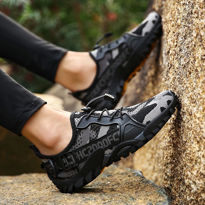 Alessio Heren Outdoor Sneakers - Olijfgroen