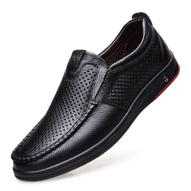 Alevin Heren Loafers Geklede Schoenen - Zwart
