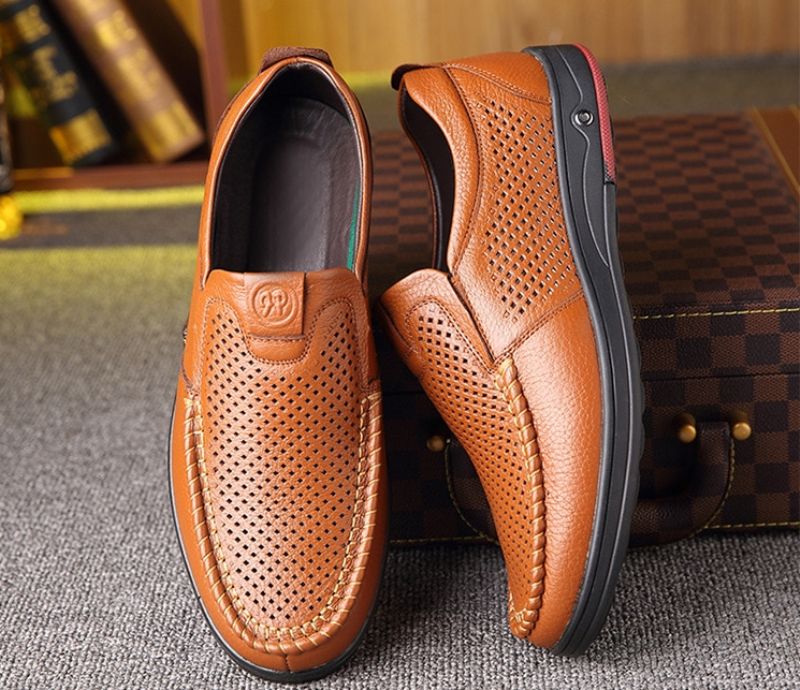 Alevin Heren Loafers Geklede Schoenen - Zwart