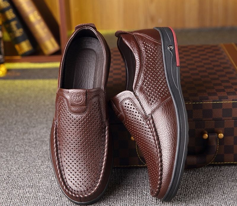 Alevin Heren Loafers Geklede Schoenen - Zwart