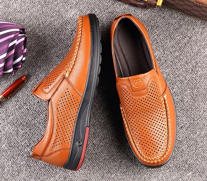 Alevin Heren Loafers Geklede Schoenen - Zwart