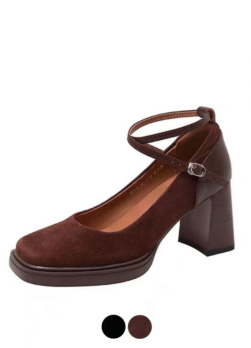 Alex Dames Enkelbandjes Fashion Platform Pumps