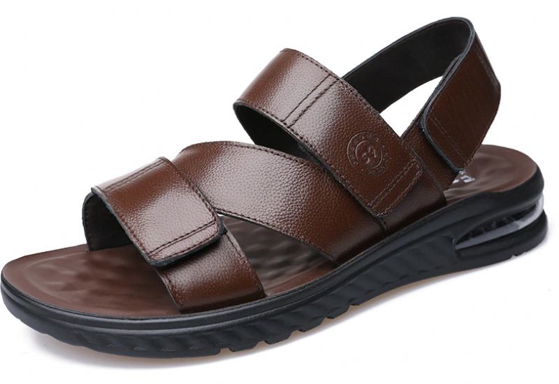 Alex Heren Casual Sandaal - Koffie