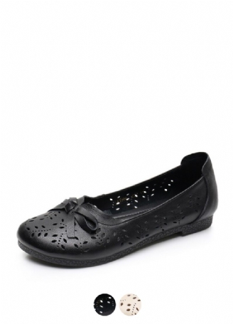 Alexa Dames Platte Zwarte Schoenen