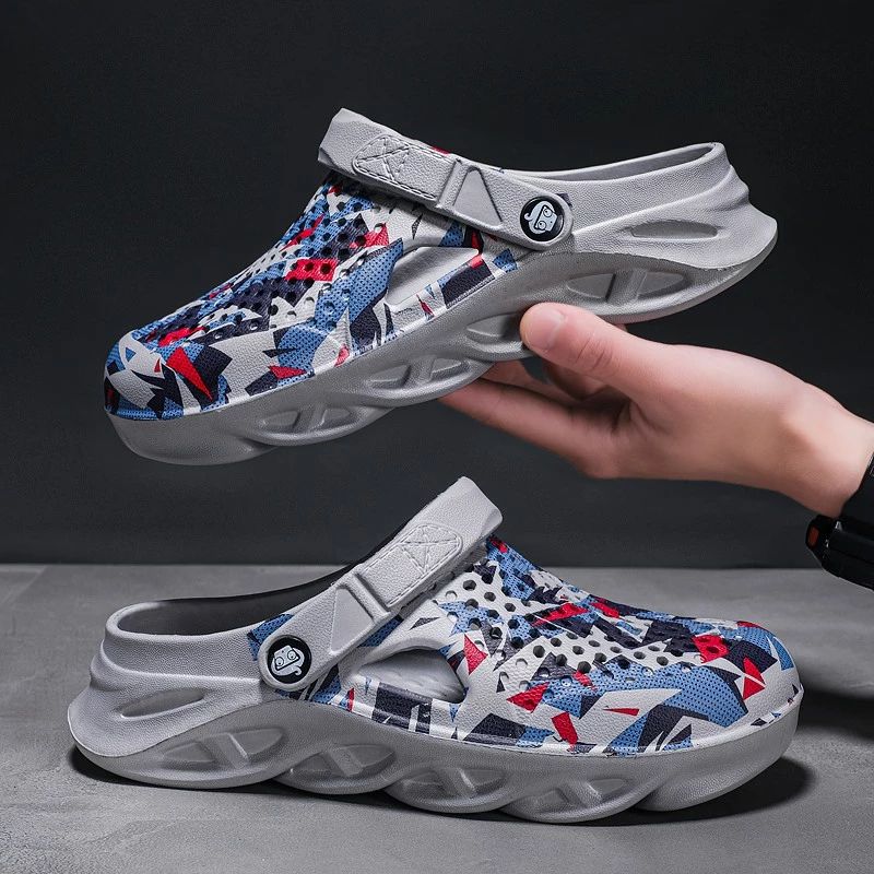 Alfie Heren Clog Outdoor Sandaal - Rood