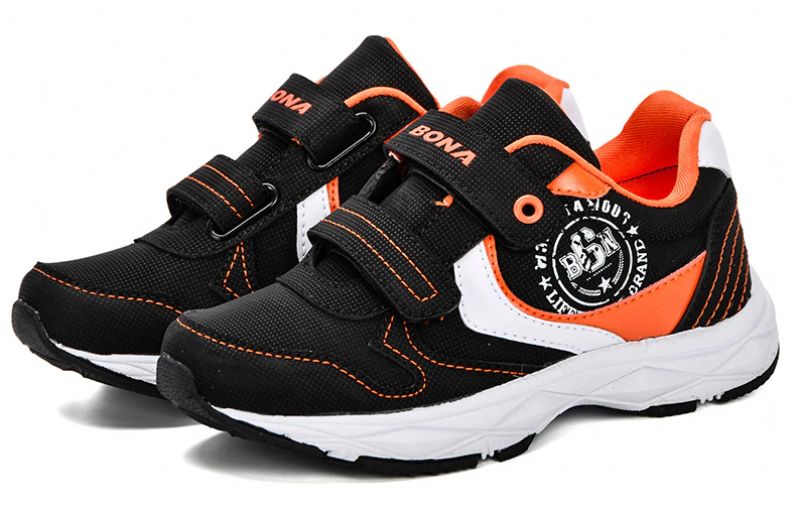 Alfons Jongens Casual Sneakers - Zwart