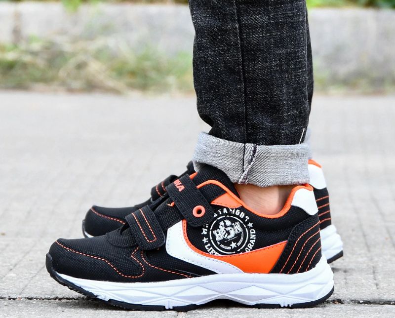 Alfons Jongens Casual Sneakers - Zwart