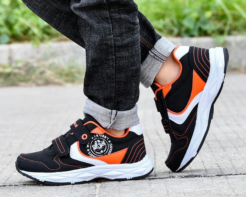 Alfons Jongens Casual Sneakers - Zwart