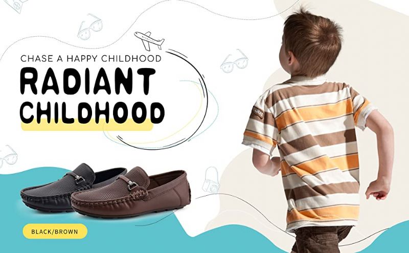 Alfred Jongens Loafer Casual Schoenen - Bruin
