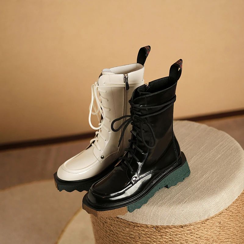 Ali Dames Casual Outdoor Laarzen - Zwart Zonder Bont