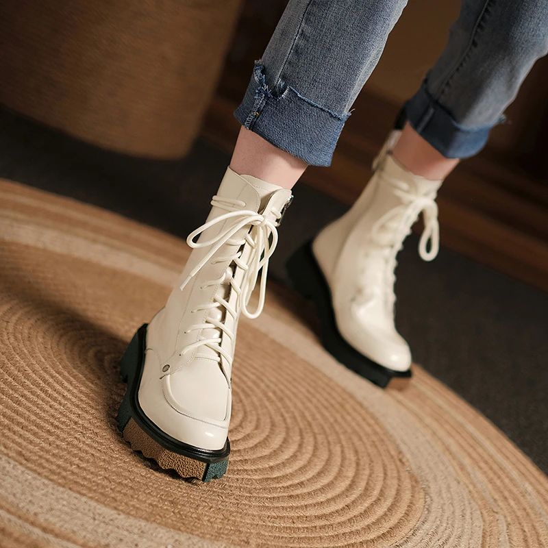 Ali Dames Casual Outdoor Laarzen - Zwart Zonder Bont