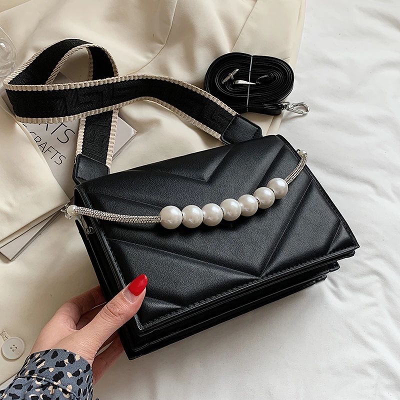 Ali Dames Kleine Crossbody Handtas - Zwart