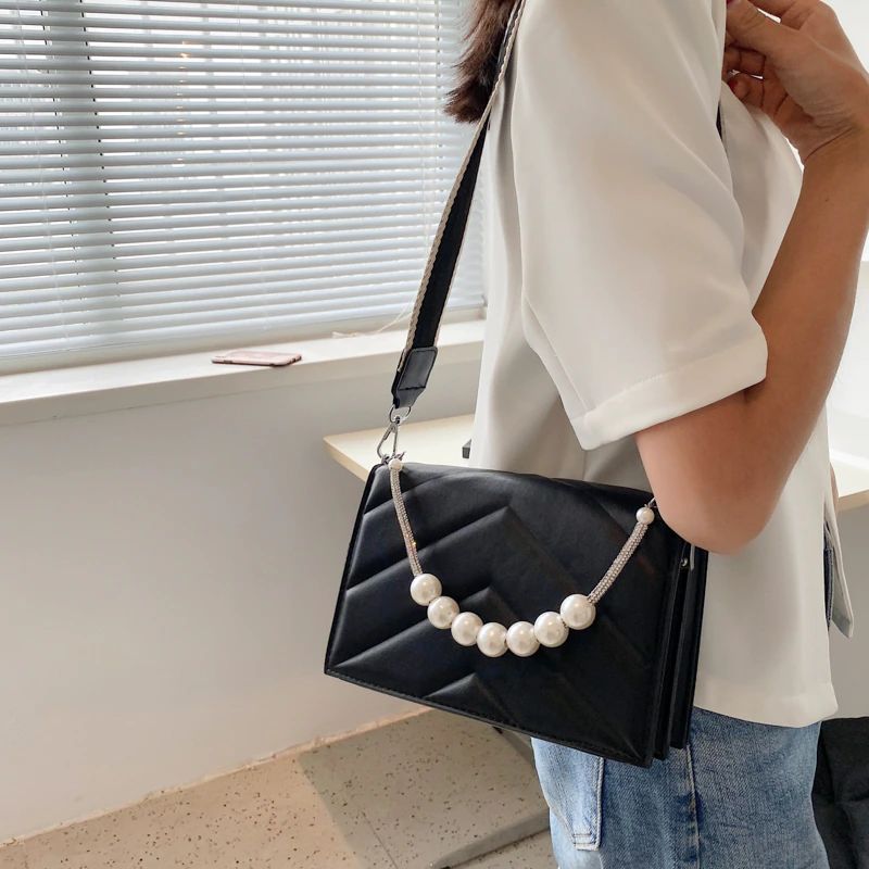 Ali Dames Kleine Crossbody Handtas - Zwart