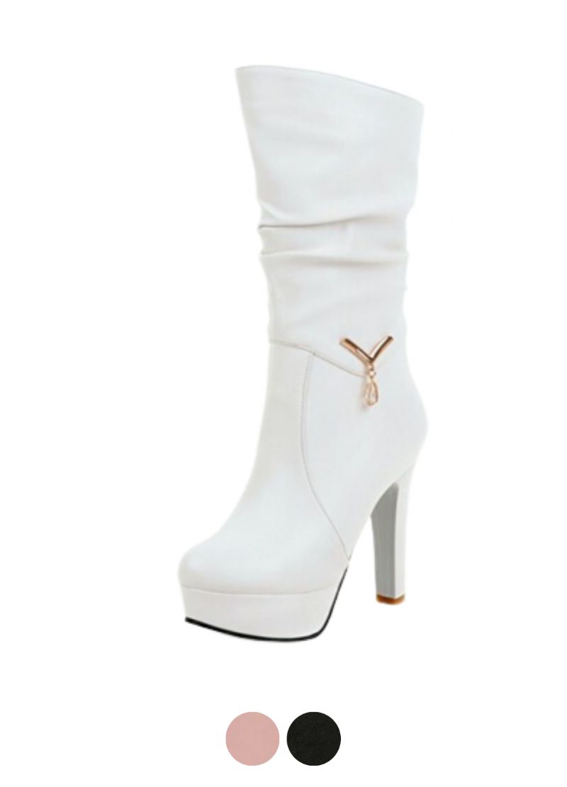 Alicia Dames Platform Fashion Laarzen