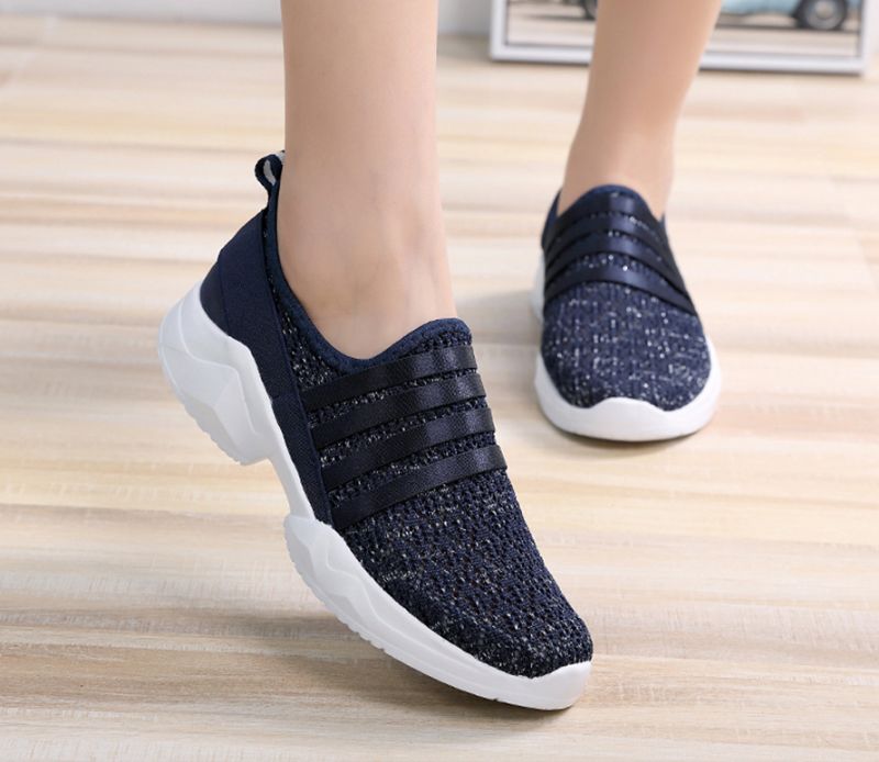 Alina Dames Slip-on Schoenen - Zwart