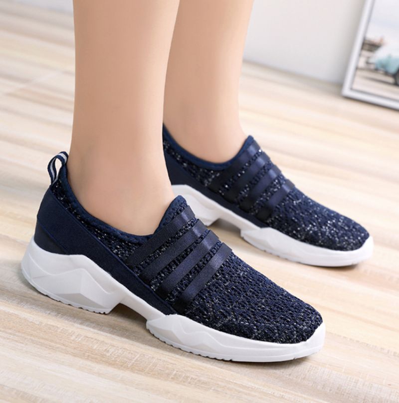 Alina Dames Slip-on Schoenen - Zwart