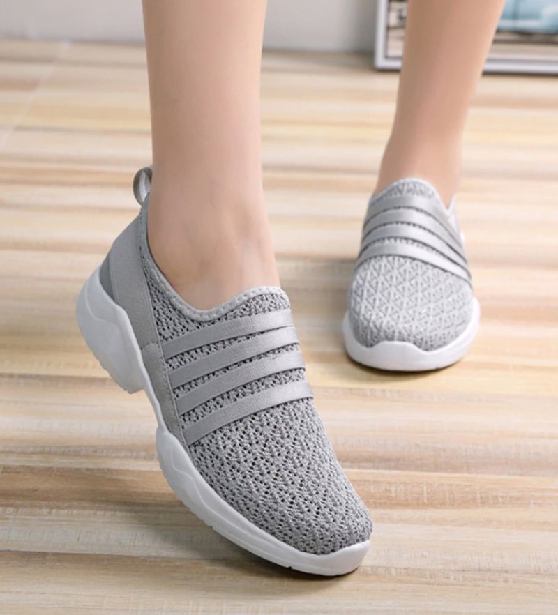 Alina Dames Slip-on Schoenen - Zwart