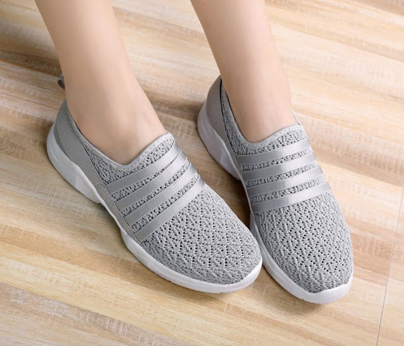 Alina Dames Slip-on Schoenen - Zwart