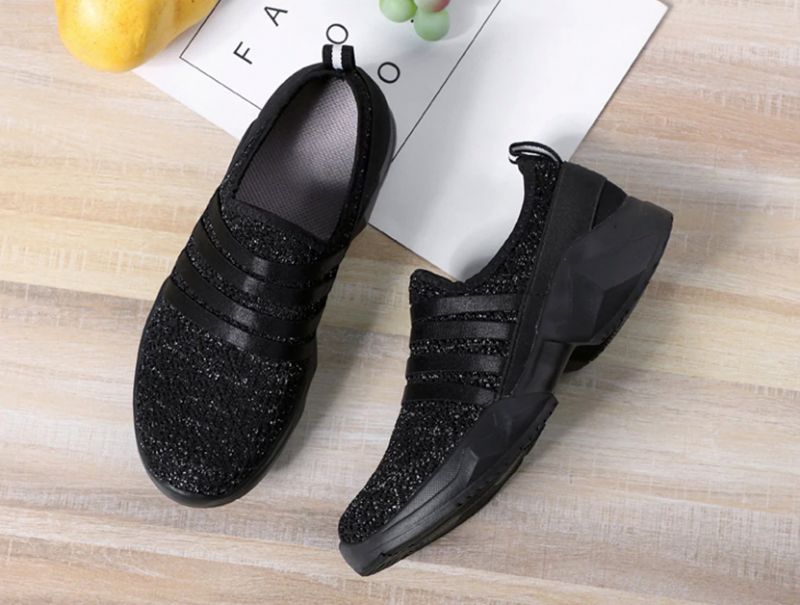 Alina Dames Slip-on Schoenen - Zwart