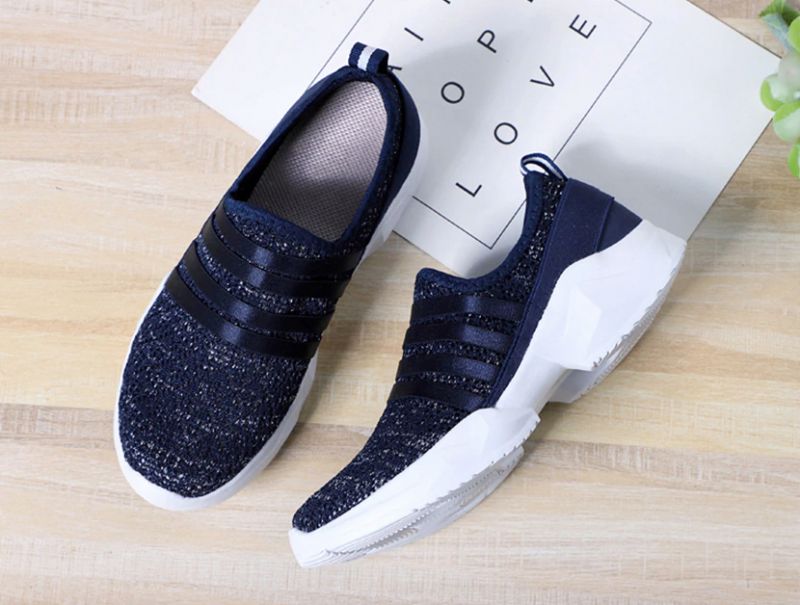 Alina Dames Slip-on Schoenen - Zwart