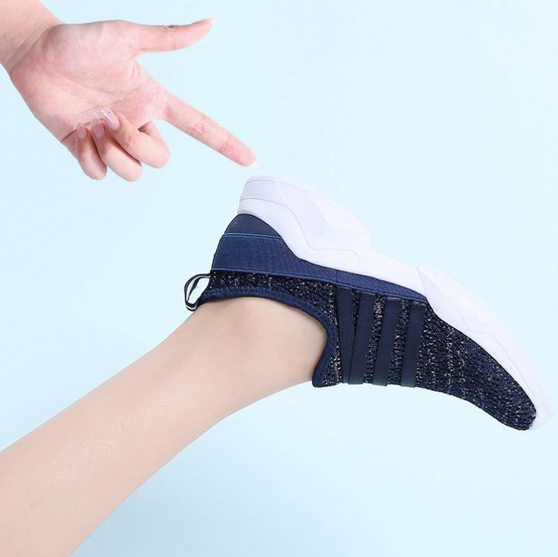 Alina Dames Slip-on Schoenen - Zwart