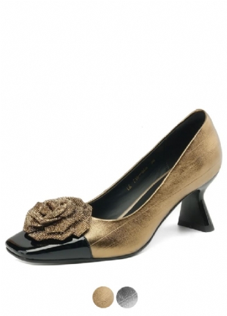 Alina Prachtige Glitter Rozen Hoge Hakken Pumps