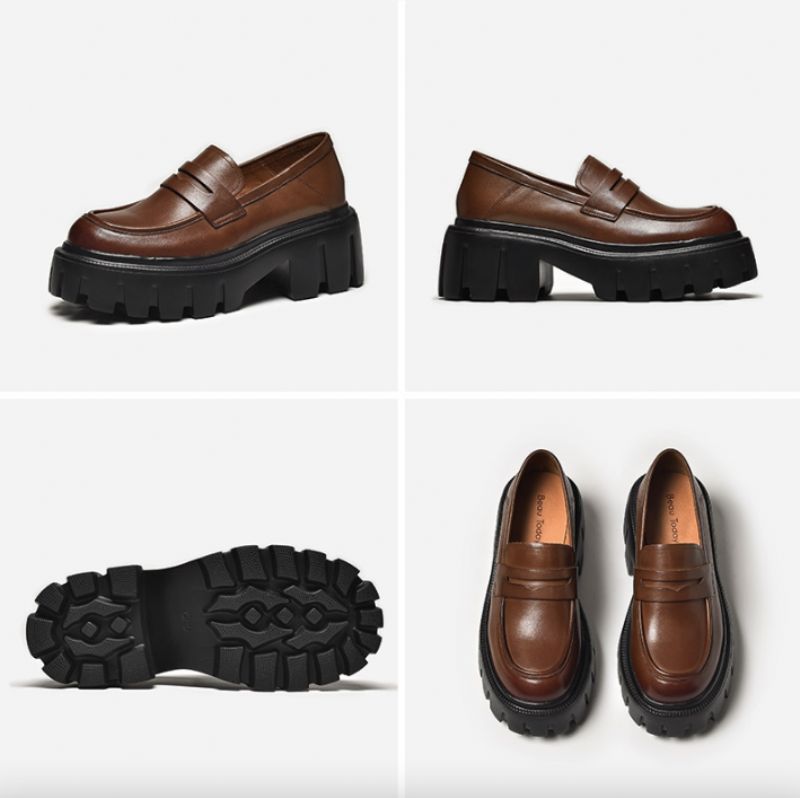 Alison Dames Platform Schoenen - Zwart