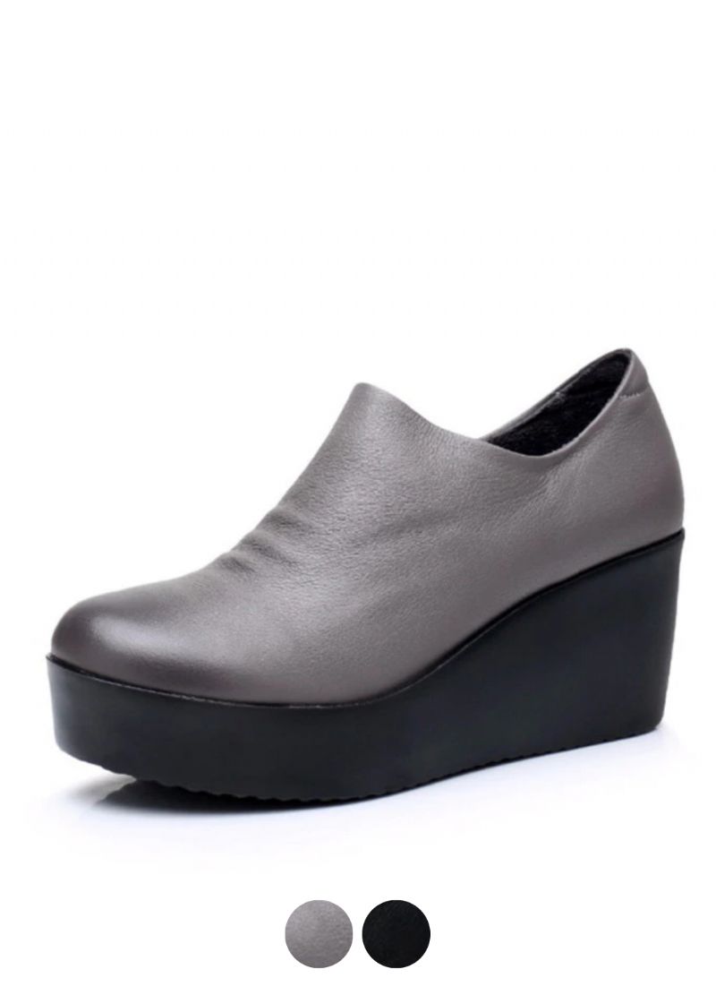 Alix Dames Lente Herfst Slip-on Platform Schoenen