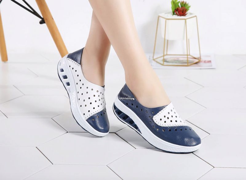 Alma Dames Loafer Schoenen - Blauw