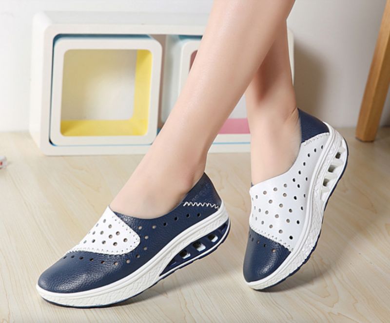 Alma Dames Loafer Schoenen - Blauw