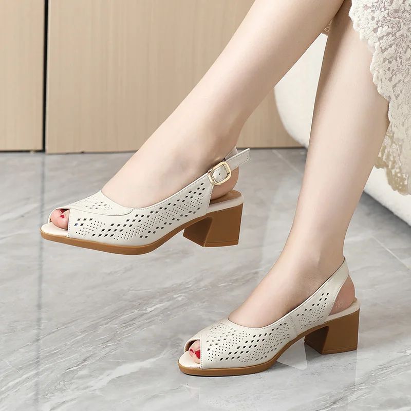 Alma Dames Open Toe Zomer Sandalen - Groen